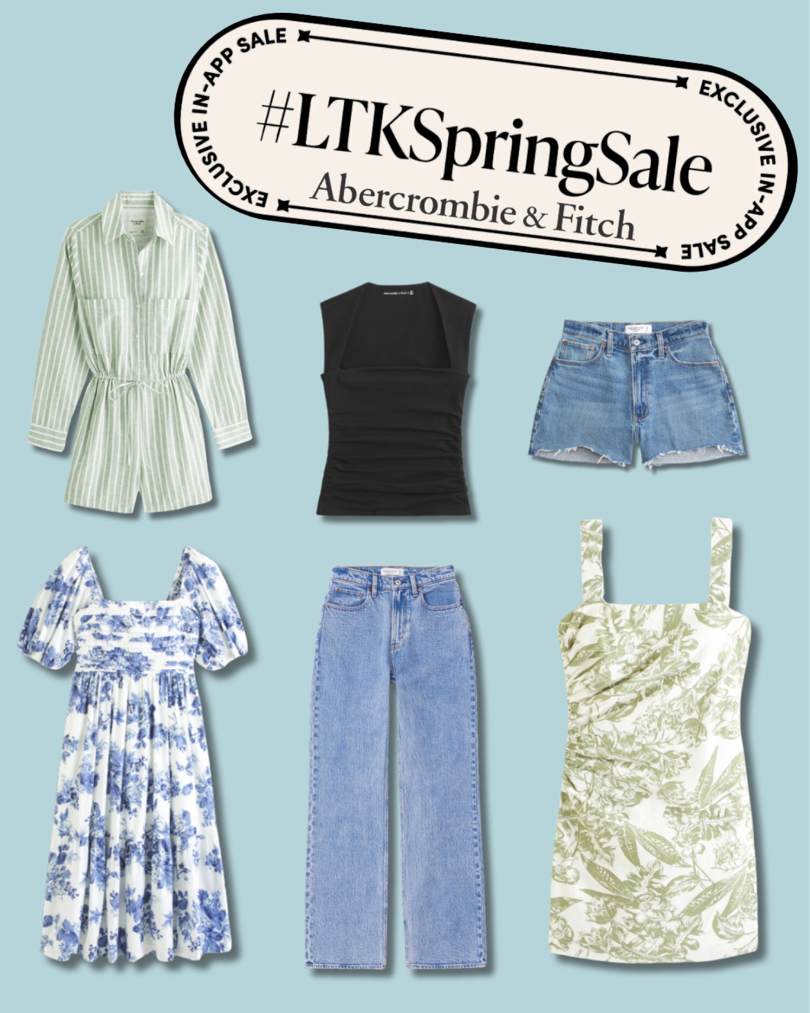 Today’s the last day to shop the LTK
Spring Sale at Abercrombie & Fitch! Use code AFLTK for 20% off sitewide! 

#LTKSpringSale #LTKSeasonal #LTKover40 #LTKsalealert #LTKfindsunder100 #LTKstyletip #LTKtravel 