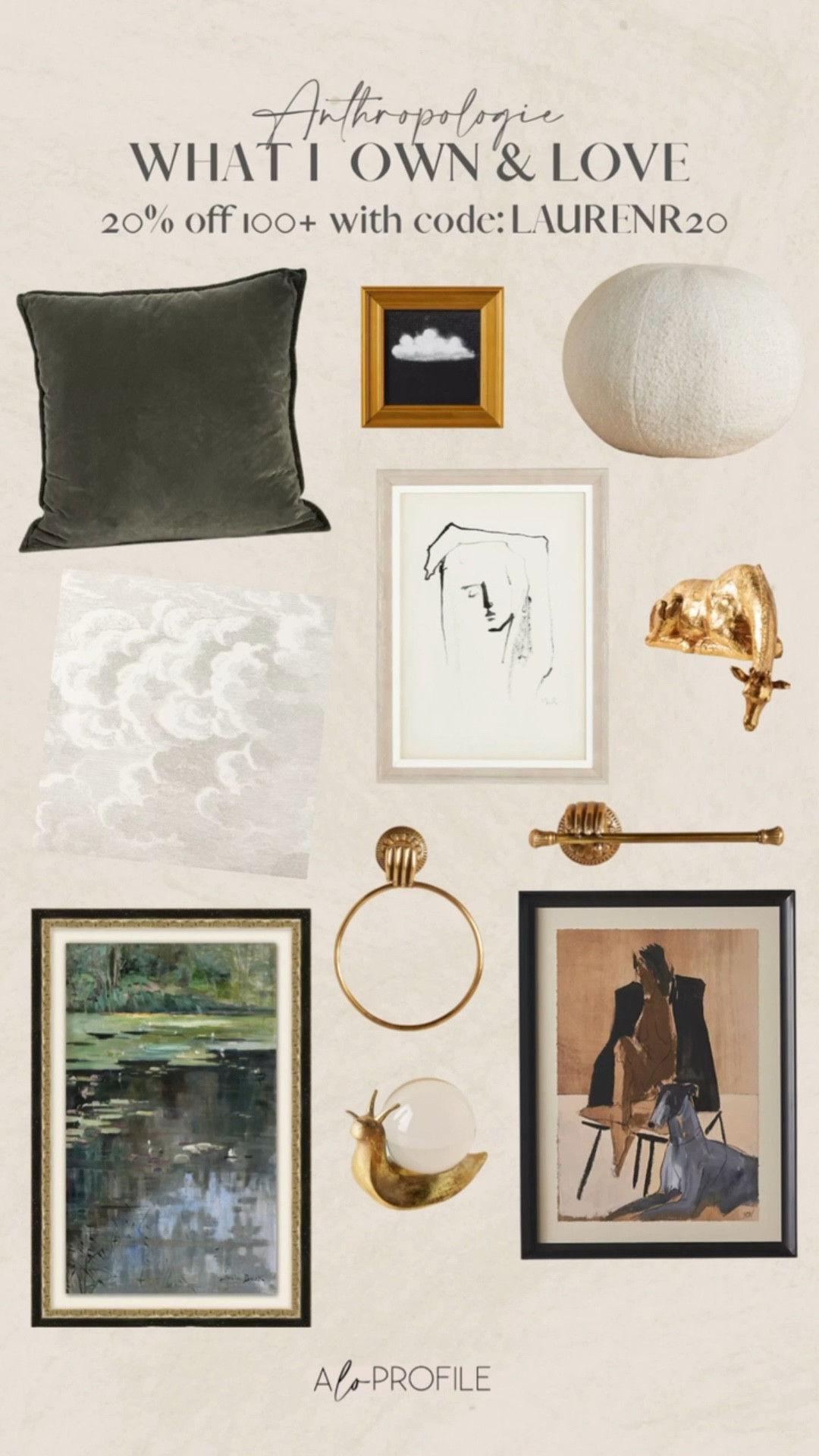 So excited to have a new code with one of my favorite brands!!! We all know & love Anthro home 🤍

Use code: LAURENR20 for 20% off orders $100+ 

#LTKHome #LTKSaleAlert #LTKSpringSale