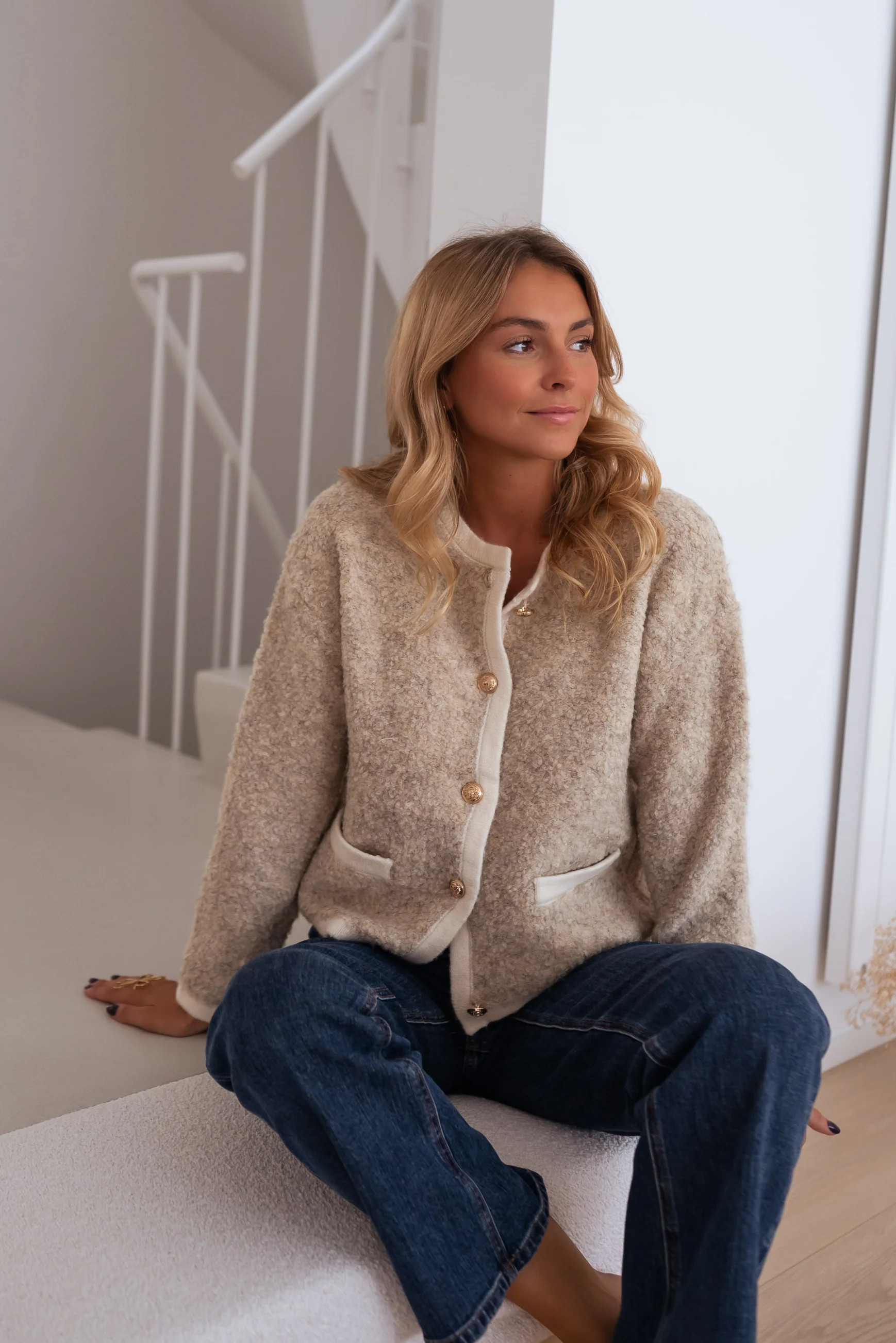 Beige Chlo Cardigan | Easy Clothes