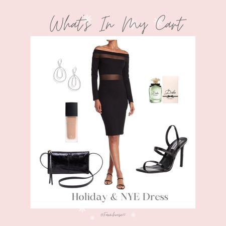 Holiday & NYE Dress - Get your gorgeous on with this mesh off the shoulder, bodycon dress Dance the night away #LTKfind

#LTKHoliday #LTKstyletip
