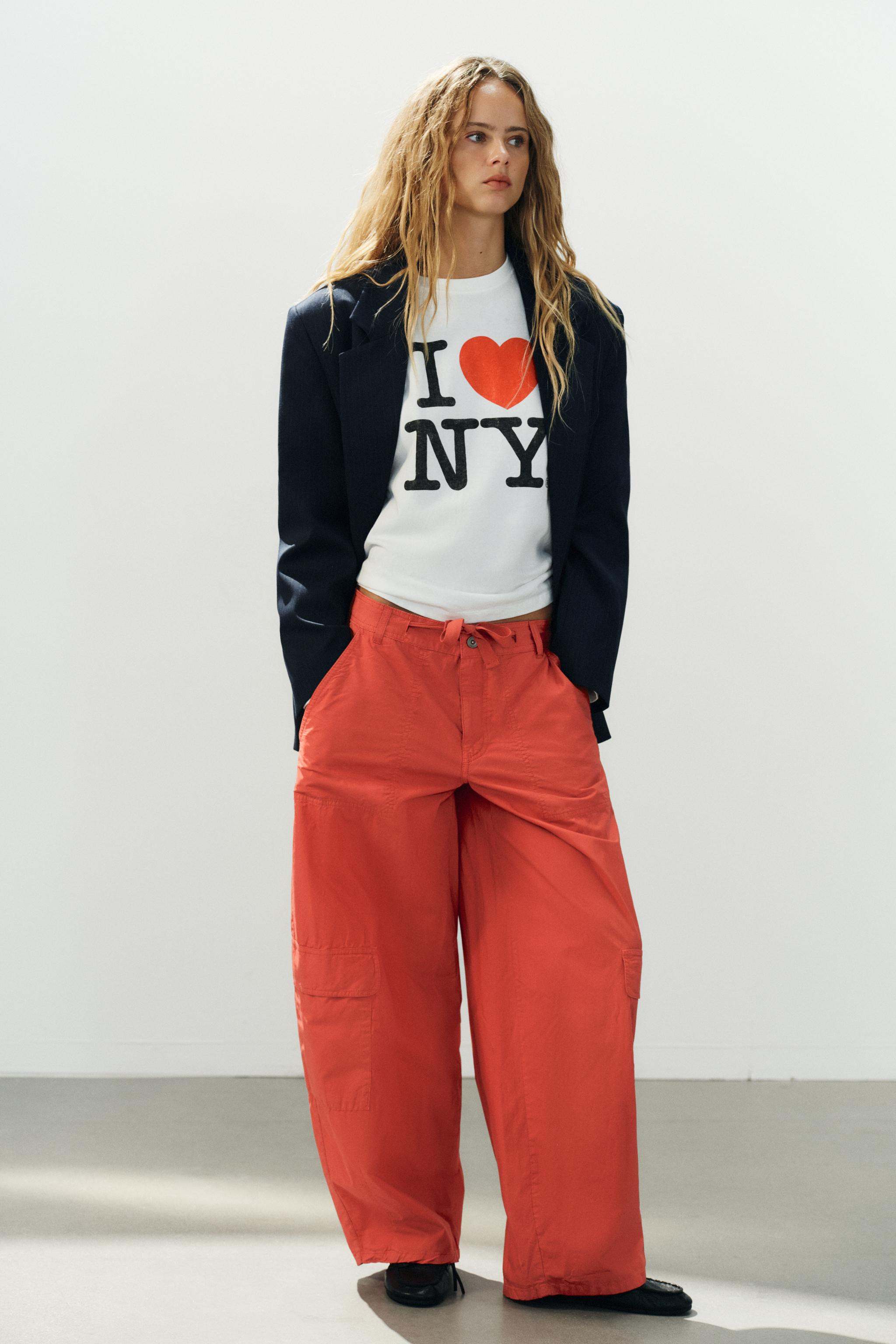 OVERSIZE CARGO TROUSERS | Zara UK