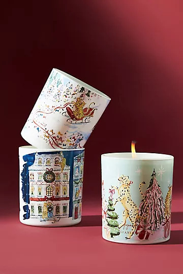 Susannah Garrod Merry Moments Boxed Candle | Anthropologie (US)