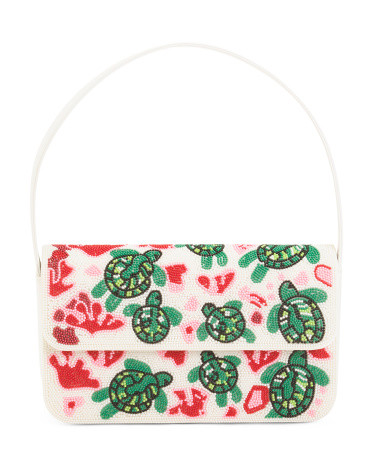 Beaded Turtle Shoulder Bag | TJ Maxx