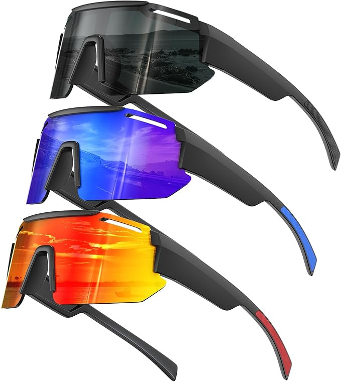 KALIYADI Polarized Youth Baseball Sunglasses: Kids Sunglasses for Boys Girls Sports Cycling Runni... | Amazon (US)