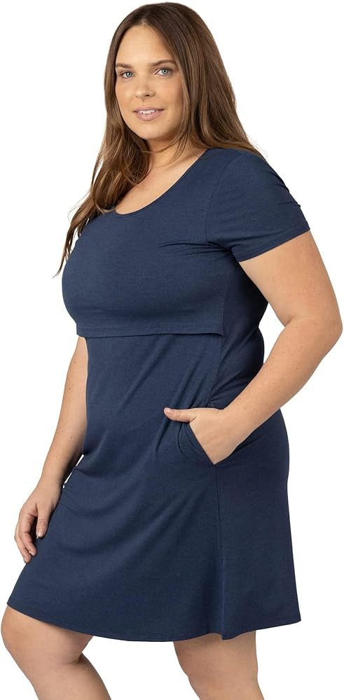 Kindred Bravely Eleanora Ultra Soft Maternity and Nursing Nightgown and Lounge Dress | Amazon (US)
