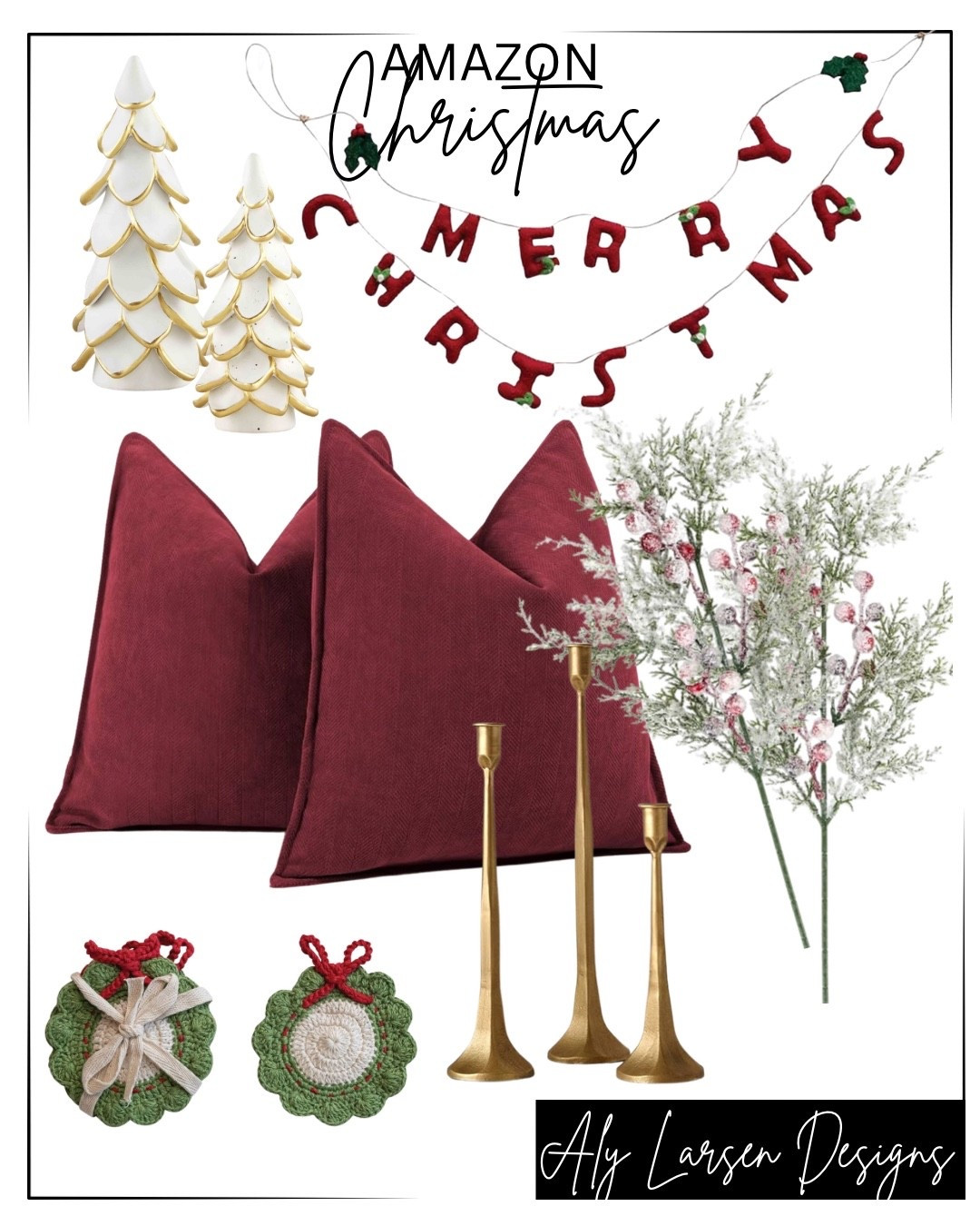 Amazon Christmas decor 

#LTKHoliday #LTKGiftGuide #LTKHome