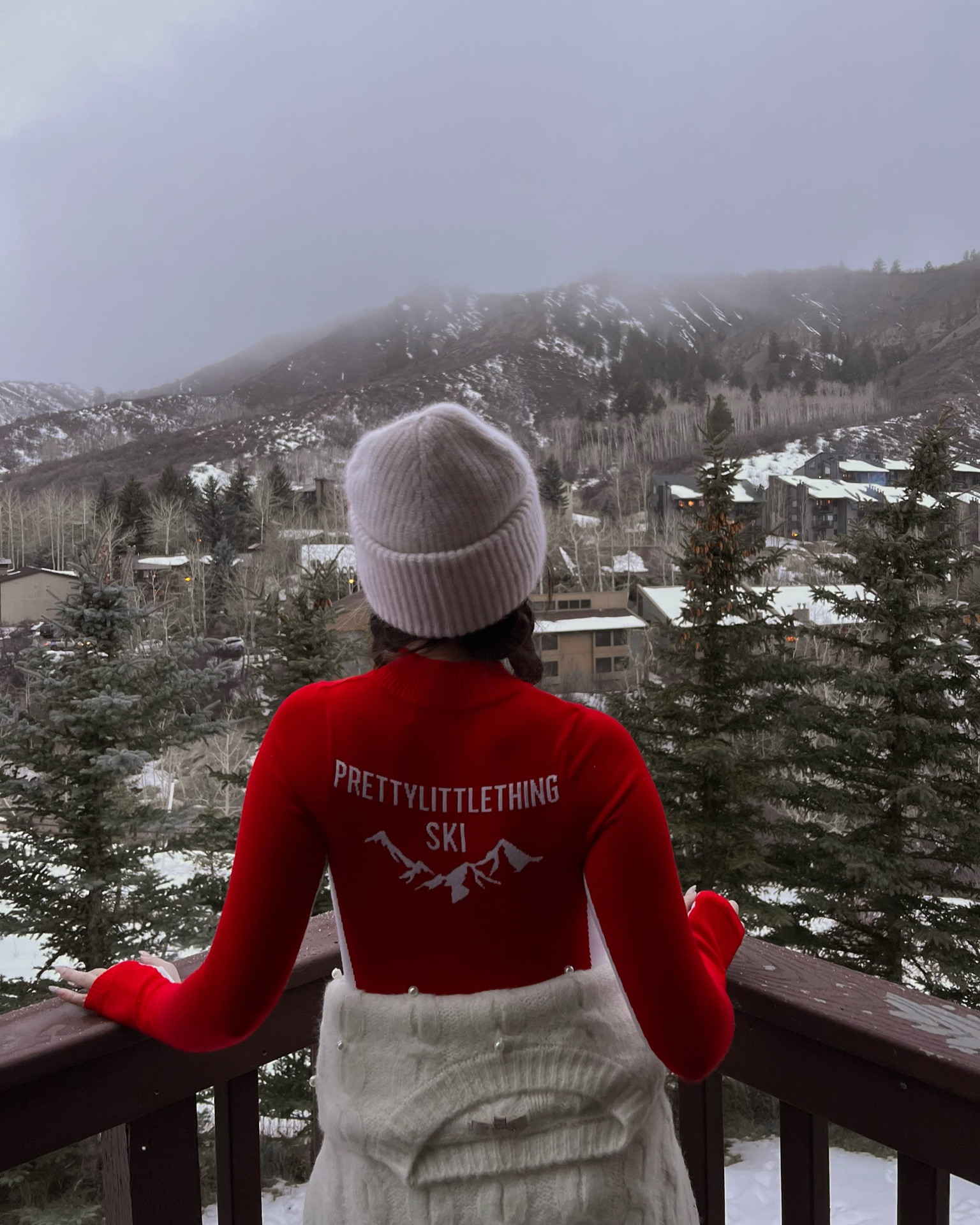 cutest red jumpsuit from pretty little thing - currently on sale & almost sold out! i’m wearing a size xs and it fits perfectly — beanie is SUPER soft and also on sale for a short time right now from aritzia 

#LTKHoliday #LTKfindsunder100 #LTKSeasonal