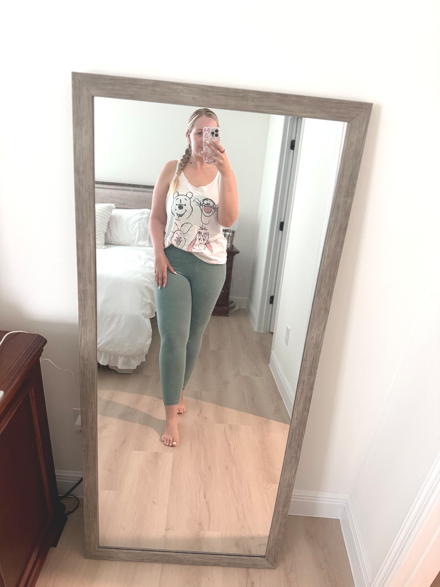 cleaning day outfit inspo 🧼✨ comfy + affordable athleisure you’ll actually live in

wearing amazon high waisted leggings (size XL), an old navy sports bra (XL), and an oversized disney graphic tee for the perfect cozy at home outfit 💗

these are my go-to pieces for lounging, running errands, or getting things done around the house — comfy, stretchy, and budget friendly 👏🏼

#ltkfit #ltkstyle #ltkunder50 #amazonfashion #oldnavystyle #athleisurewear #comfyoutfit #cleaningday #casualstyle #everydayoutfit

#LTKootd #LTKdayinmylife #LTKgrwm