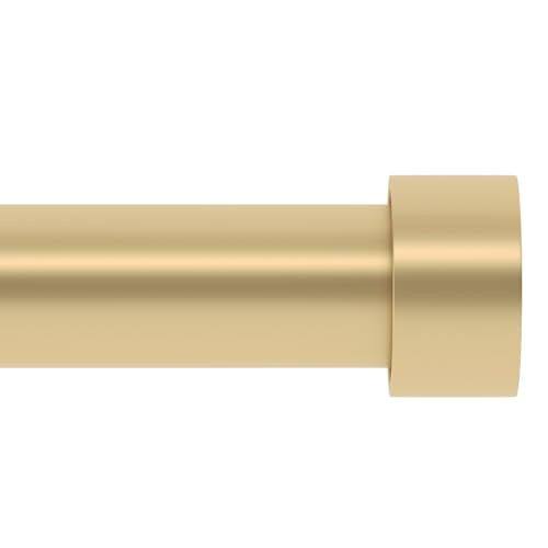 Gold Extra Long Curtain Rod 30 to 240 inch, Heavy Duty Curtain Rods for Windows with Modern End C... | Amazon (US)