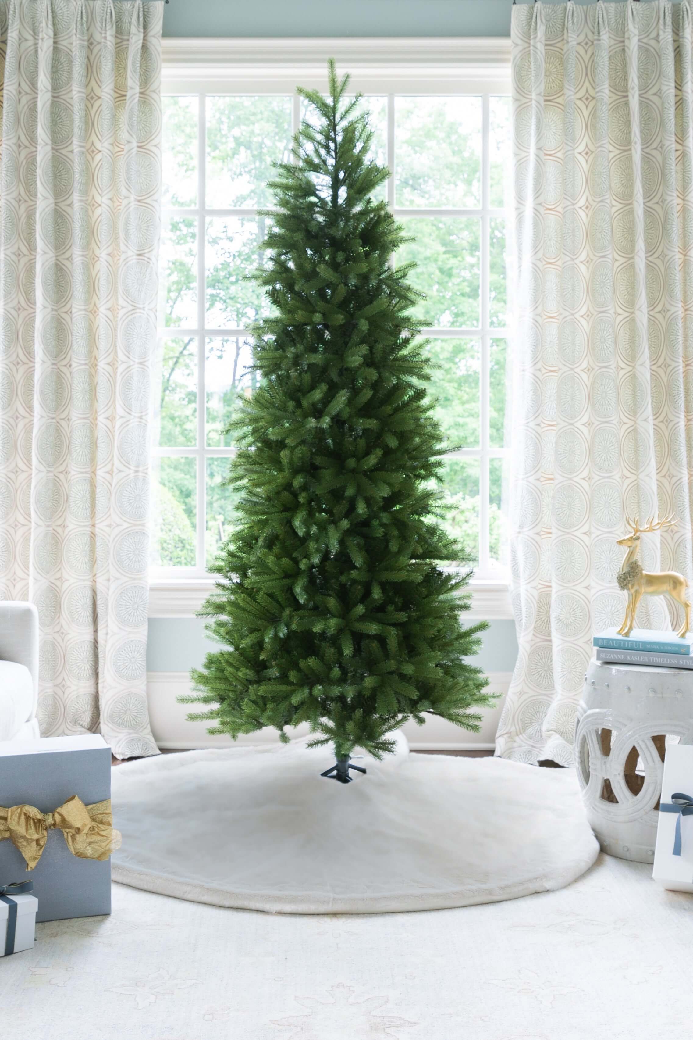 7.5' King Fraser Fir Slim Quick-Shape Artificial Christmas Tree Unlit | King of Christmas
