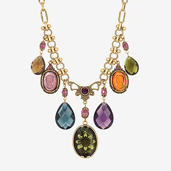 1928 Burnishe Copper-Tone 16 Inch Cable Statement Necklace | JCPenney