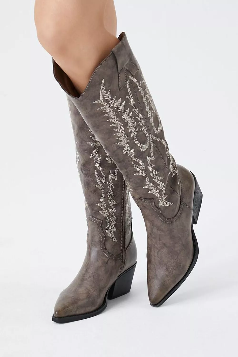 Faux Leather Cowboy Boots curated on LTK