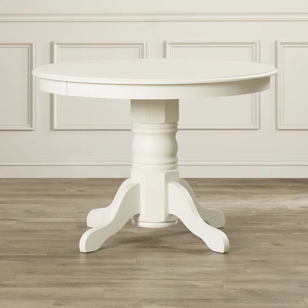 Standridge 42'' Solid Wood Pedestal Dining Table | Wayfair North America