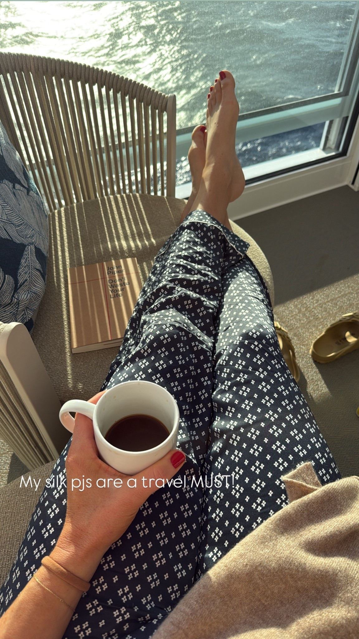 Love my silk pajamas💙

#LTKmomlife #LTKTravel #LTKootd