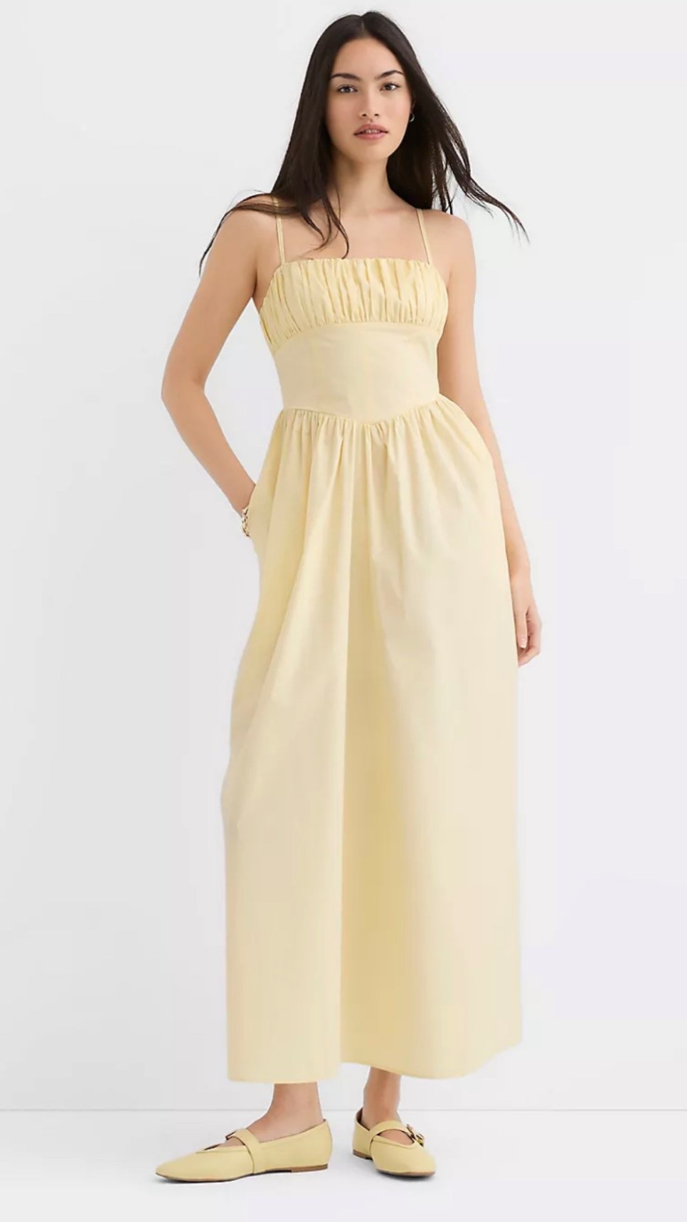 30% off this butter yellow midi dress. Would be so great for Easter. 

#LTKSeasonal #LTKSaleAlert #LTKOver40