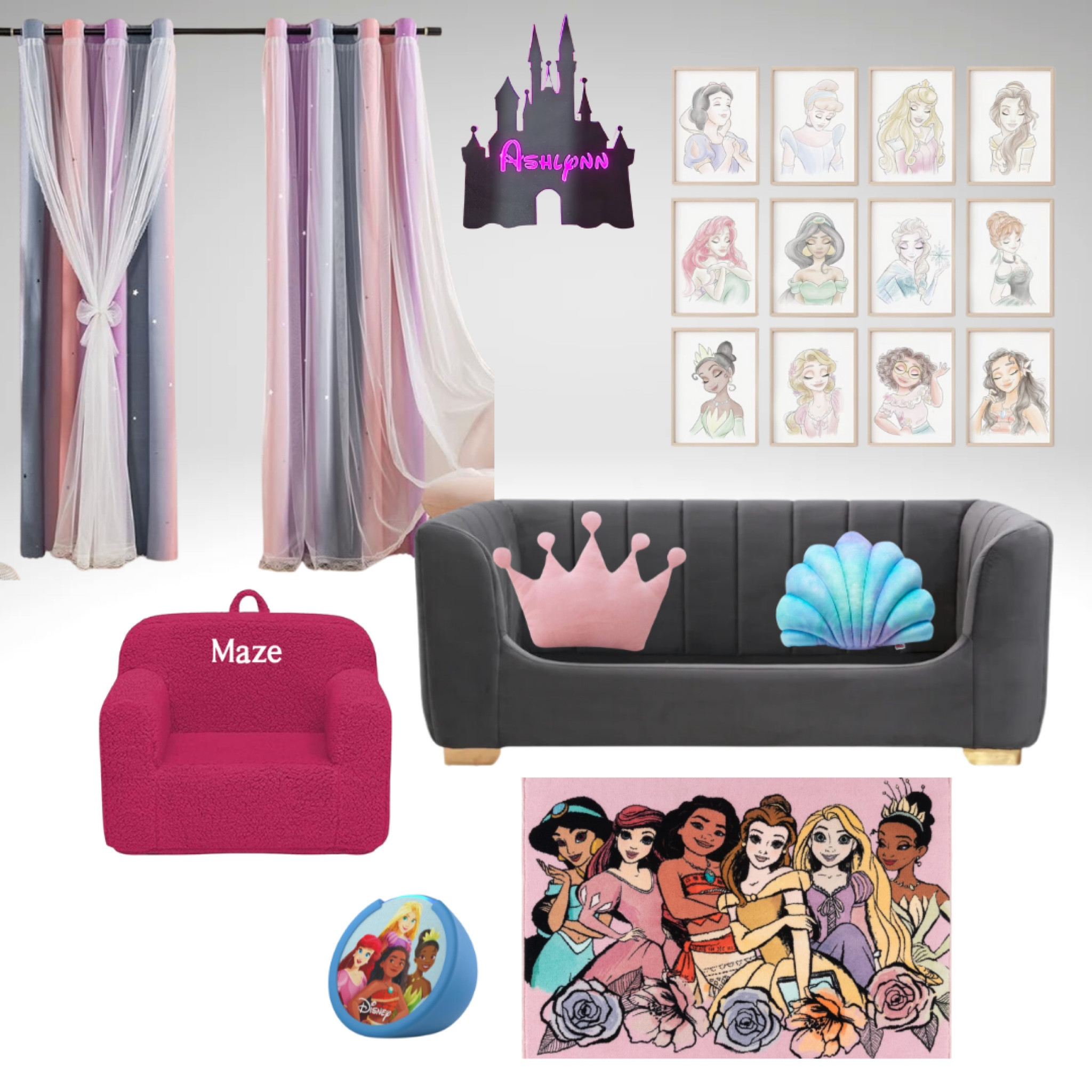 Toddler princess bedroom decor! 

#LTKKids #LTKHome #LTKFamily