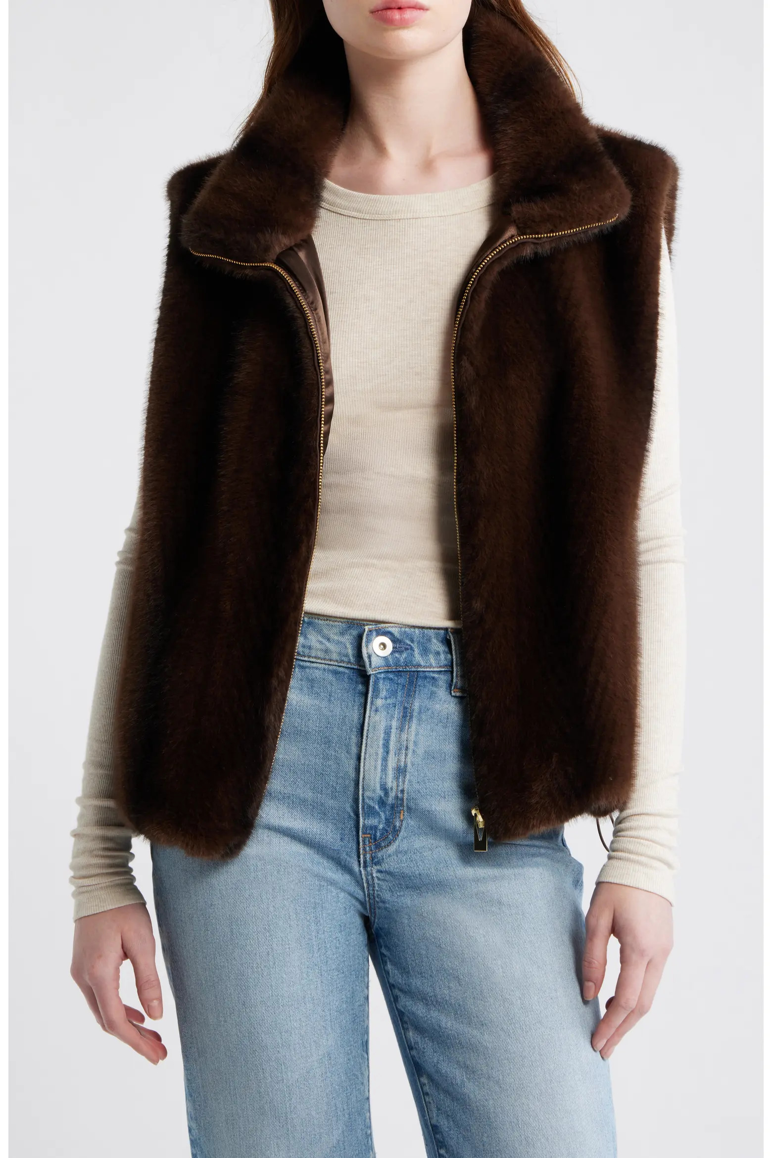 Faux Fur Vest (Women) | Nordstrom | Nordstrom
