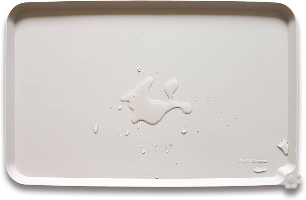 Hoki Found Silicone Pet Food Mats Tray - High-Lips Pet Dog Cat Bowl Mats - Dog Pet Cat Feeding Ma... | Amazon (US)