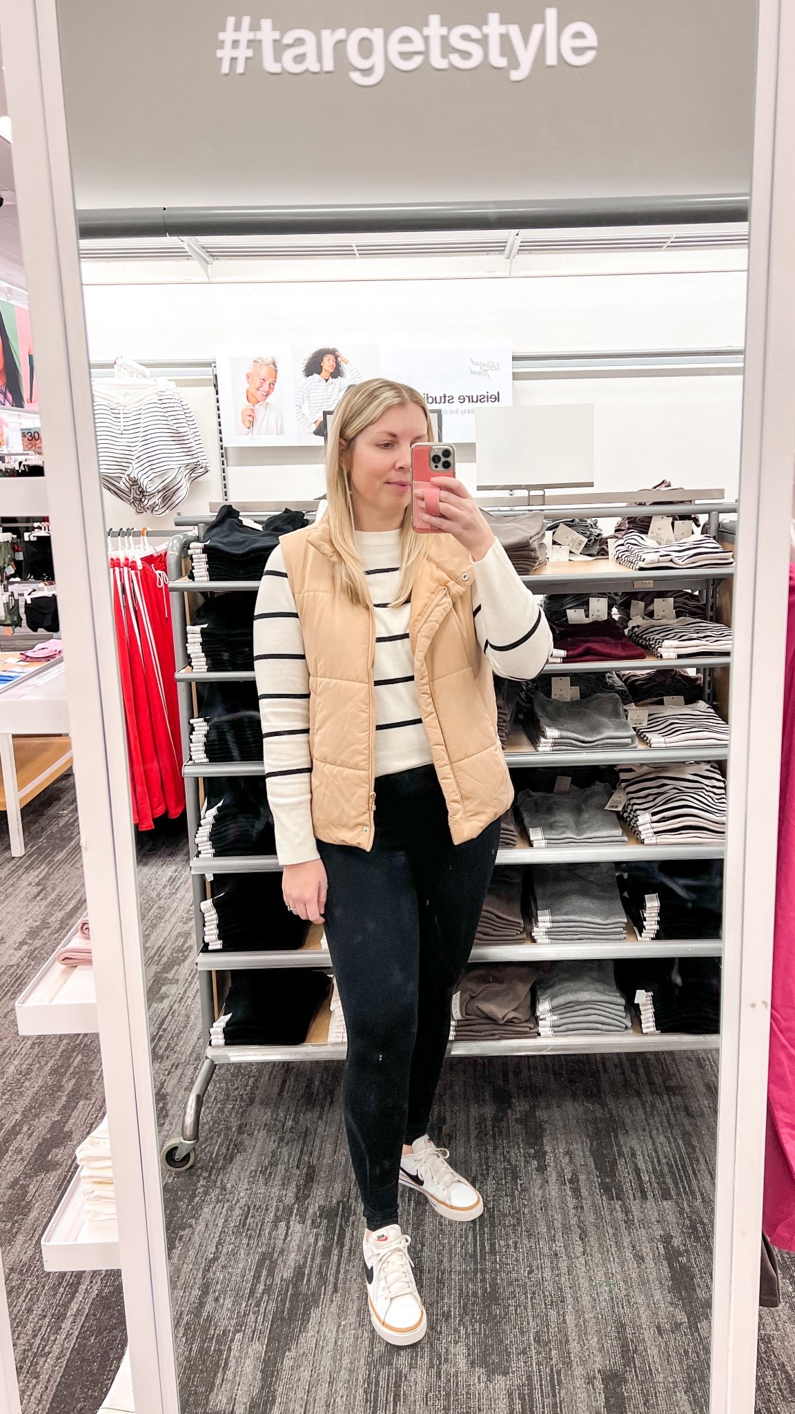 I grabbed this vest and have been trying to put together outfits around it- this is super simple and comfy! These fleece leggings get so much use during the winter here. And my favorite Target sweater I have in 2 colors it's so soft! All are size medium, but size down if you're in between sizes for the leggings. 

#LTKootd #LTKdayinmylife #LTKmomlife
