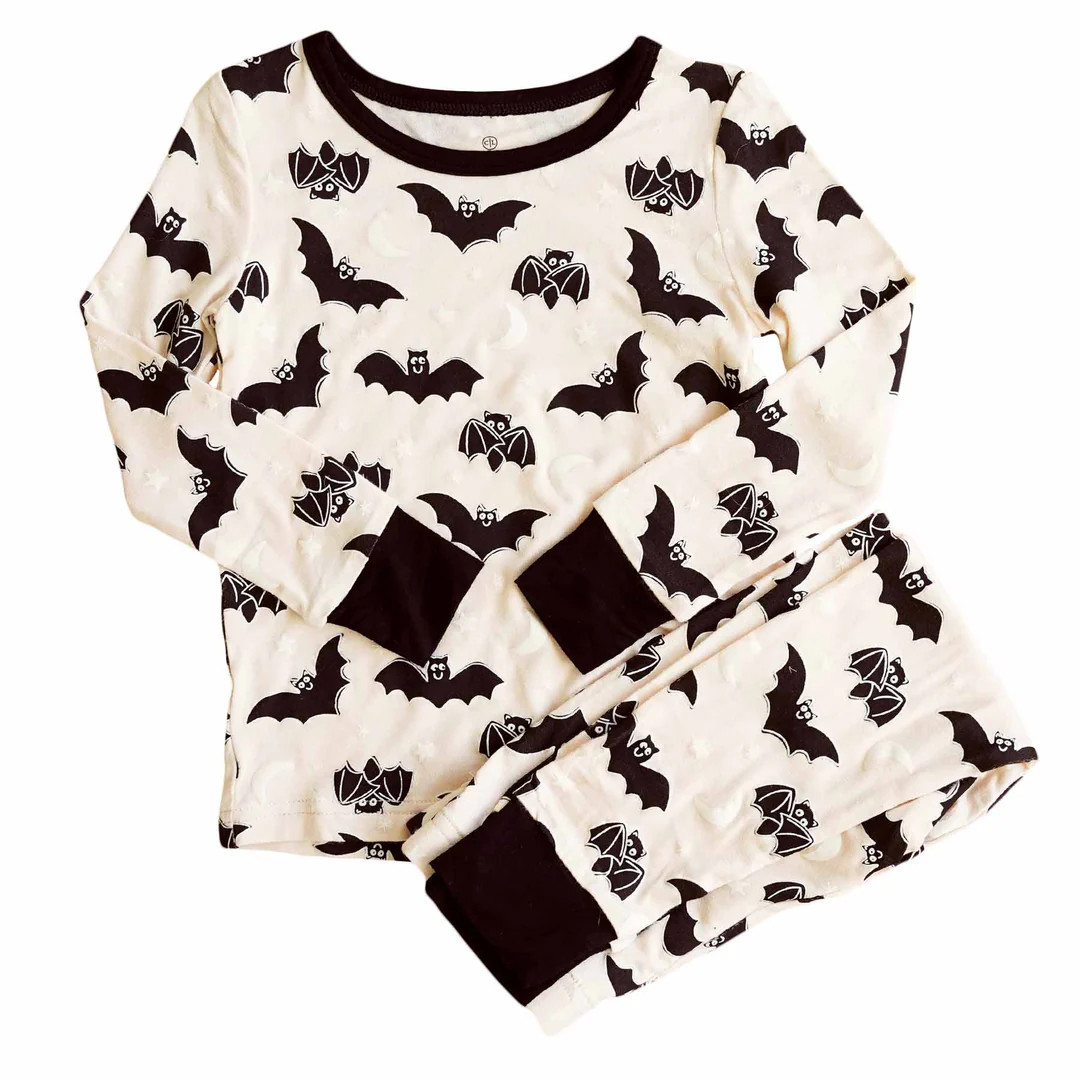 Scaredy Bats Two Piece Pajama Set* | Caden Lane