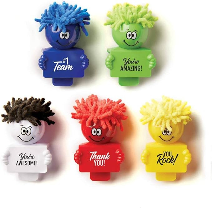 Cheersville! 5pk Web Cam Privacy Cover Mophead with Screen Cleaner, Desk Accessories Assorted Col... | Amazon (US)