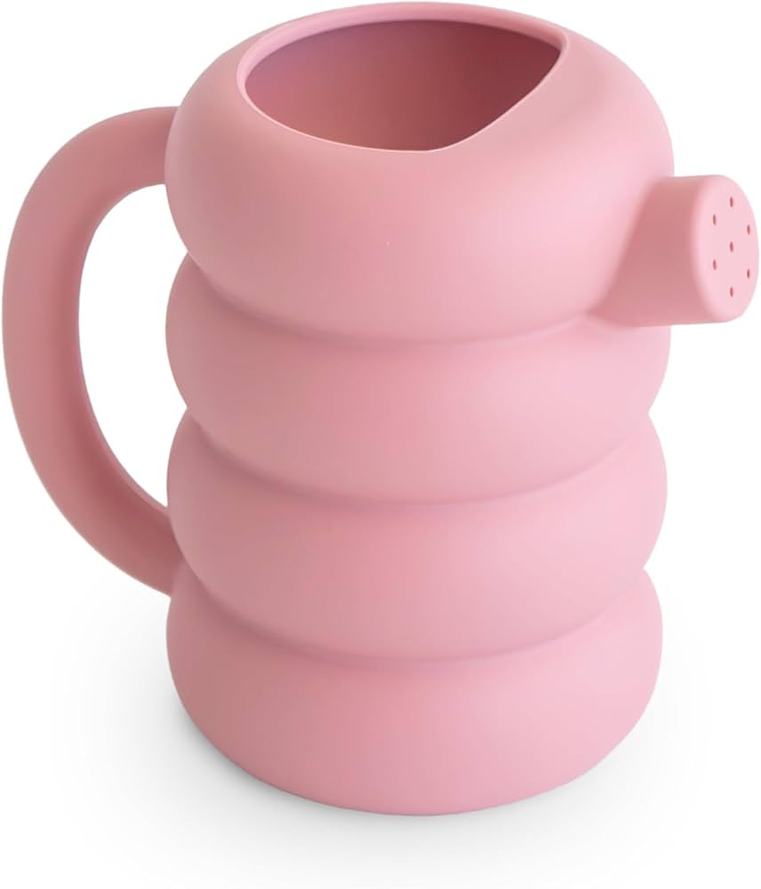 mushie Silicone Watering Can | Bath and Outdoor Play for Toddlers 10 Months+ (Peony) | Amazon (US)