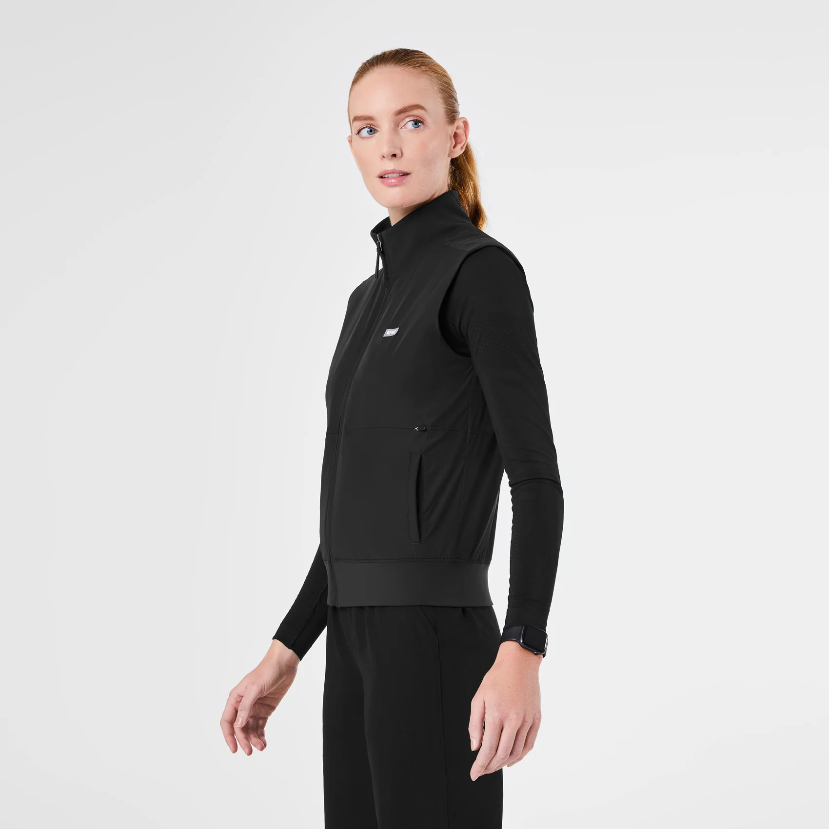 Women’s On-Shift Float Bomber Vest™ - Black · FIGS | FIGS