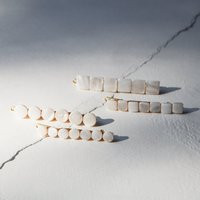 Mother Of Pearl Barrette | Geometric Pearl Shell Wedding Hair Accessories | Etsy (US)