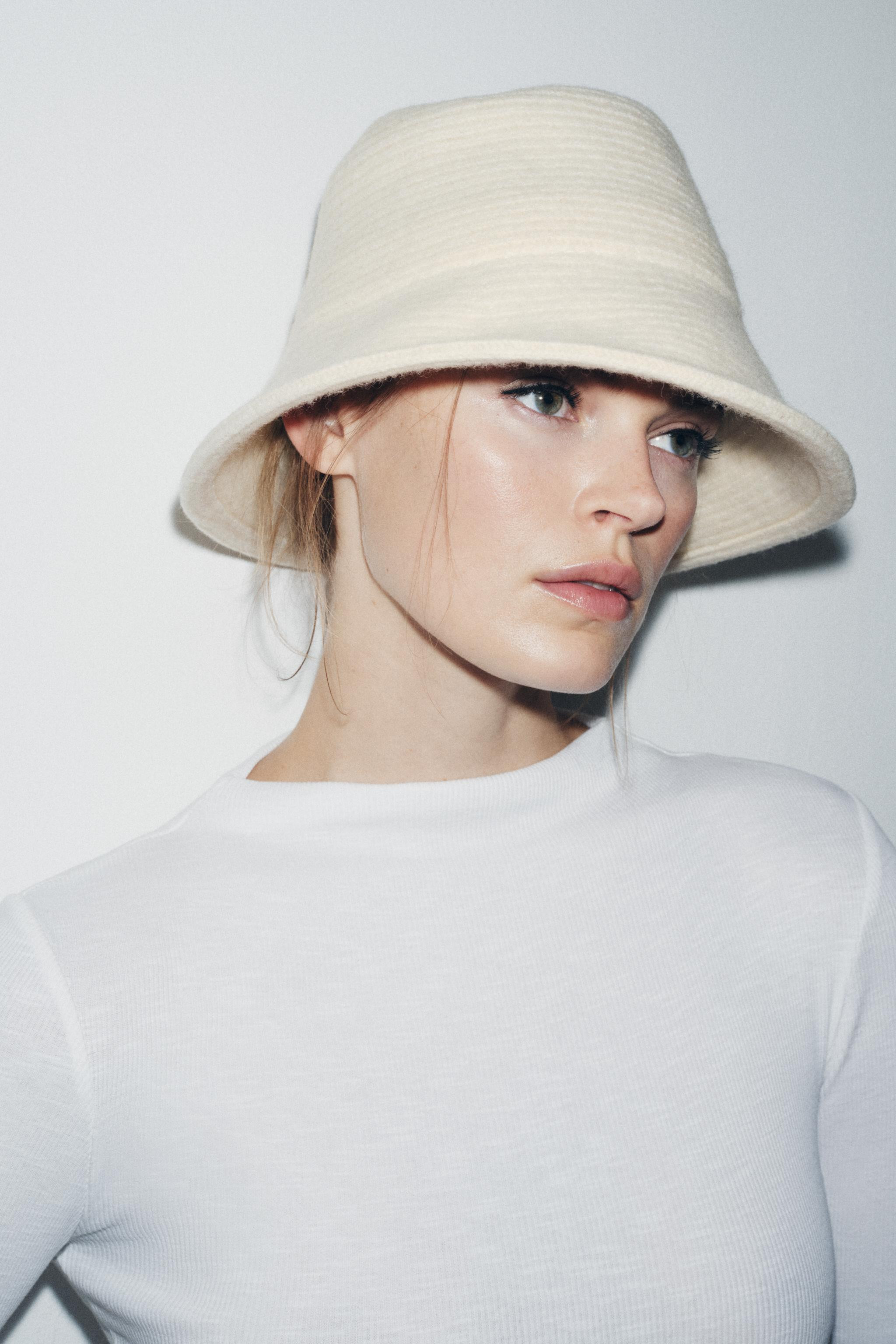 MÜTZE MIT STRUKTUR UND WOLLE | Zara DE