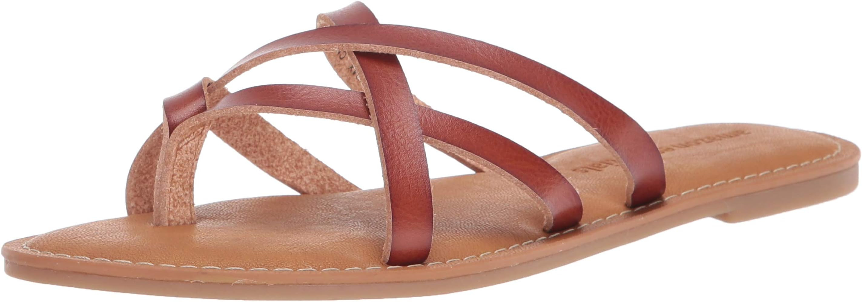 Amazon Essentials Women's Strappy Slide Flat Sandal | Amazon (US)