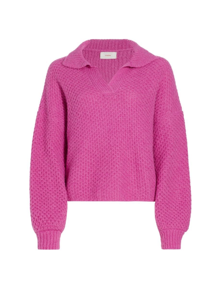 Alpaca-Blend Textured Sweater | Saks Fifth Avenue