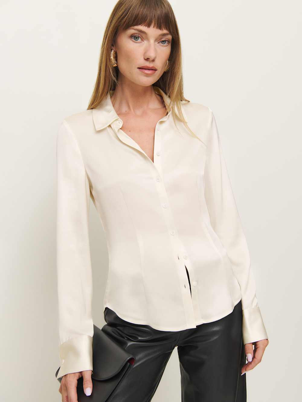 Jodie Satin Top | Reformation (Global)