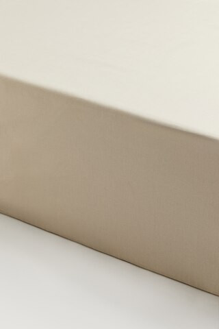 H & M - Fitted Cotton Sheet - Beige | H&M (US + CA)