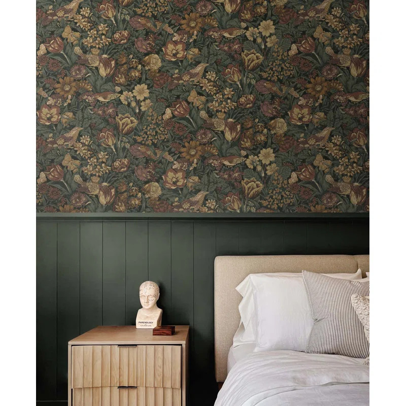 Peel & Stick Floral Roll | Wayfair North America