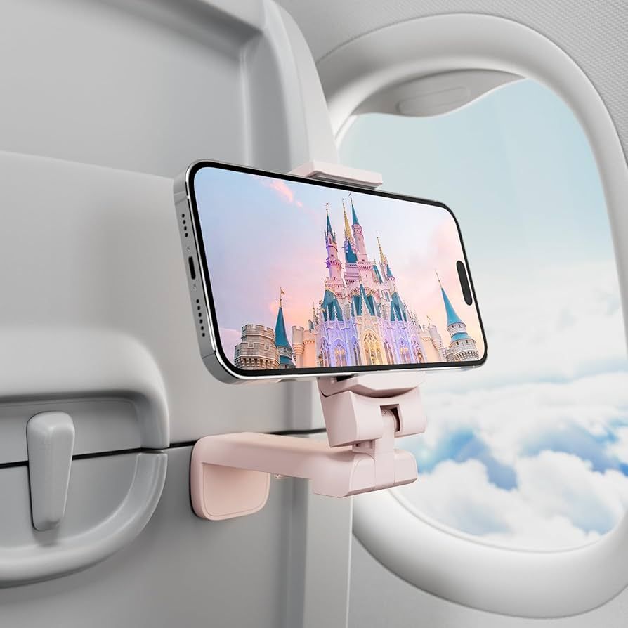 Airplane Travel Essentials Phone Holder, Klearlook Universal Flight Essentials Phone Mount with M... | Amazon (US)