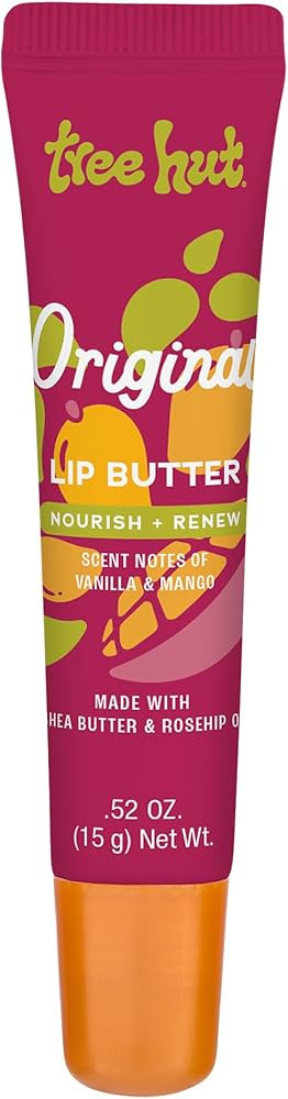 Tree Hut Original Sugarlips Lip Butter, Hydrating Lip Care to Lock in Moisture & Nourish Lips, So... | Amazon (US)