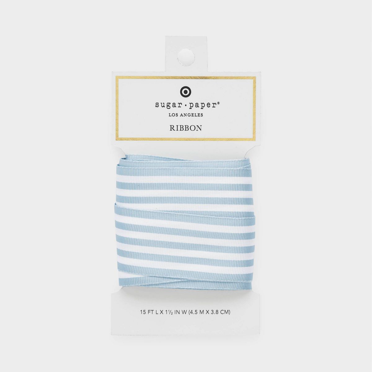 Slate Blue Stripe Grosgrain Ribbon Paddle, 1" - Sugar Paper™ + Target | Target