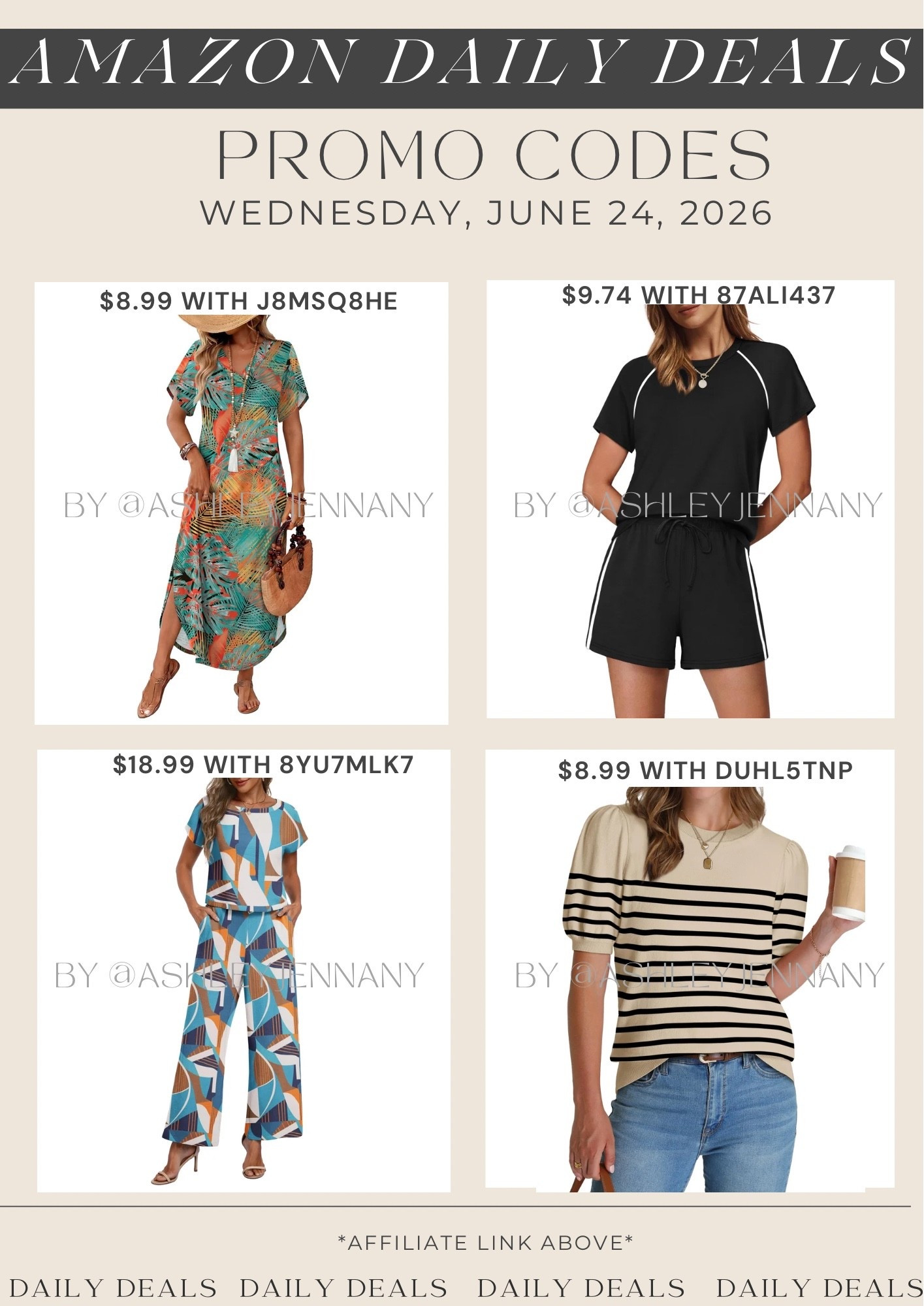 Amazon deals

#LTKSaleAlert #LTKMidsize #LTKootd
