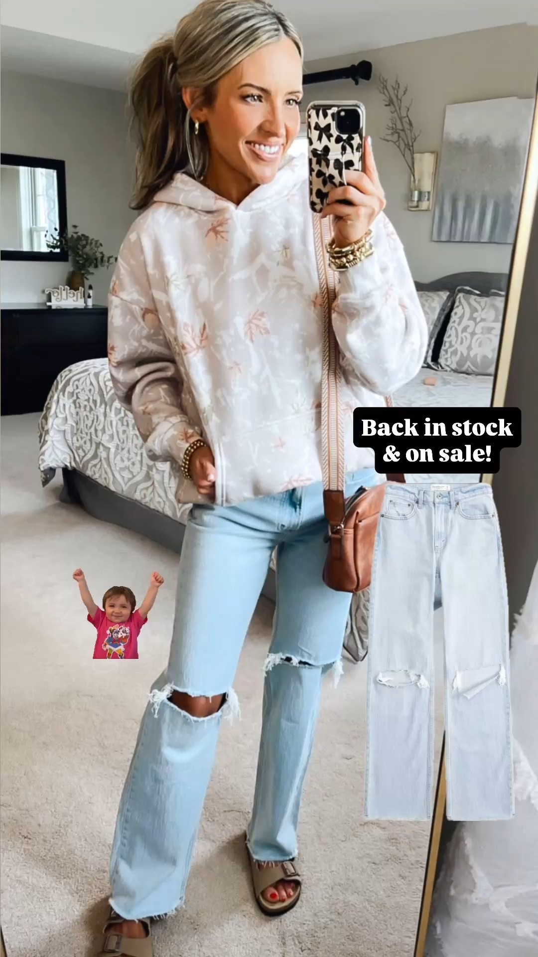 Last day of winter sale! 🚨 
LOVE love these jeans! I'm so excited about this find. I am 5'5" and I prefer the short length. I sized down one. These are the color option: light knee destroys.

#LTKSaleAlert #LTKootd #LTKFindsUnder100