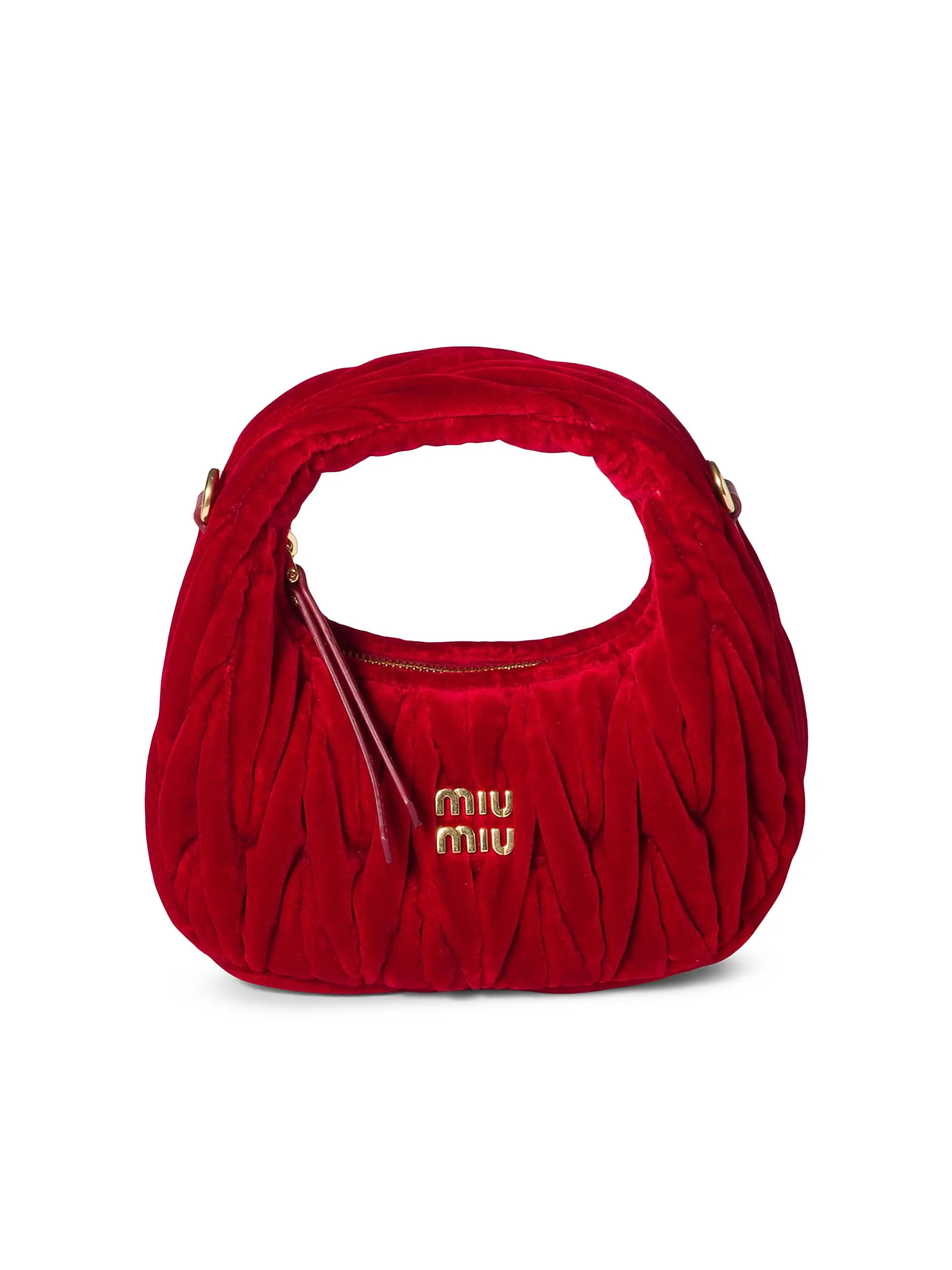 Wander Matelassé Velvet Mini Top Handle Bag | Saks Fifth Avenue