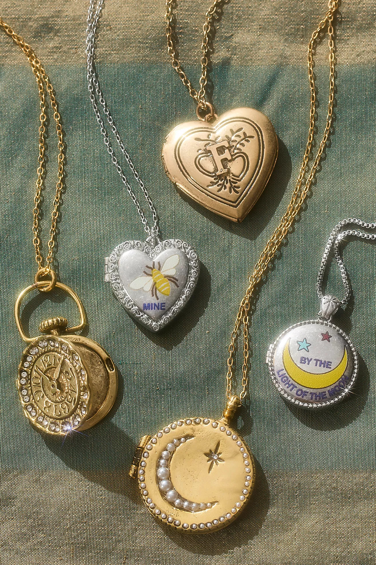 Ariana Ost Moon Locket | Free People (Global - UK&FR Excluded)