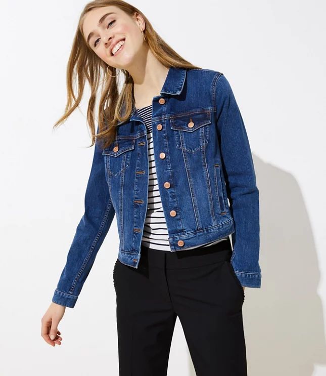 Modern Denim Jacket | LOFT