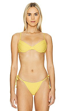 LSPACE Missy Sunrise Seashell Top in Honey from Revolve.com | Revolve Clothing (Global)
