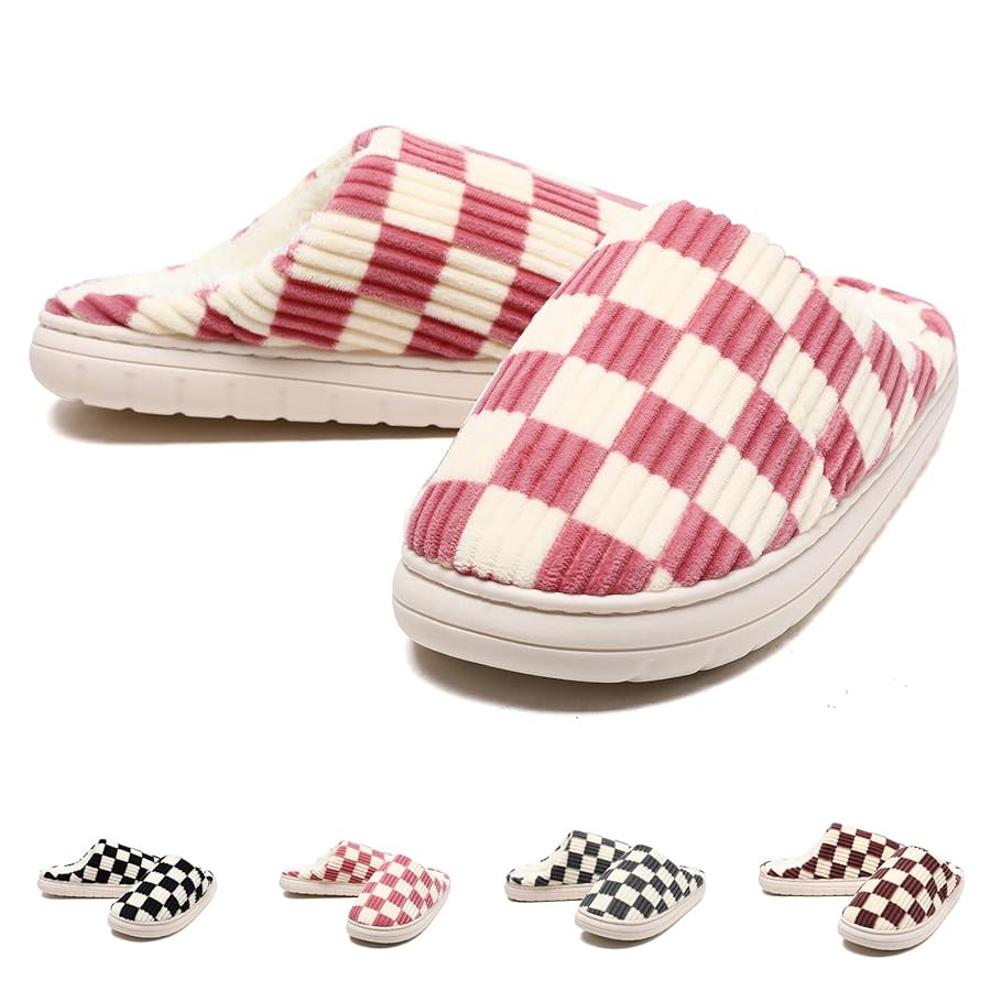 Guyarns House Slippers for Women & Men - Fuzzy, Casual Indoor/Outdoor Shoes with Memory Foam & Fa... | Amazon (US)