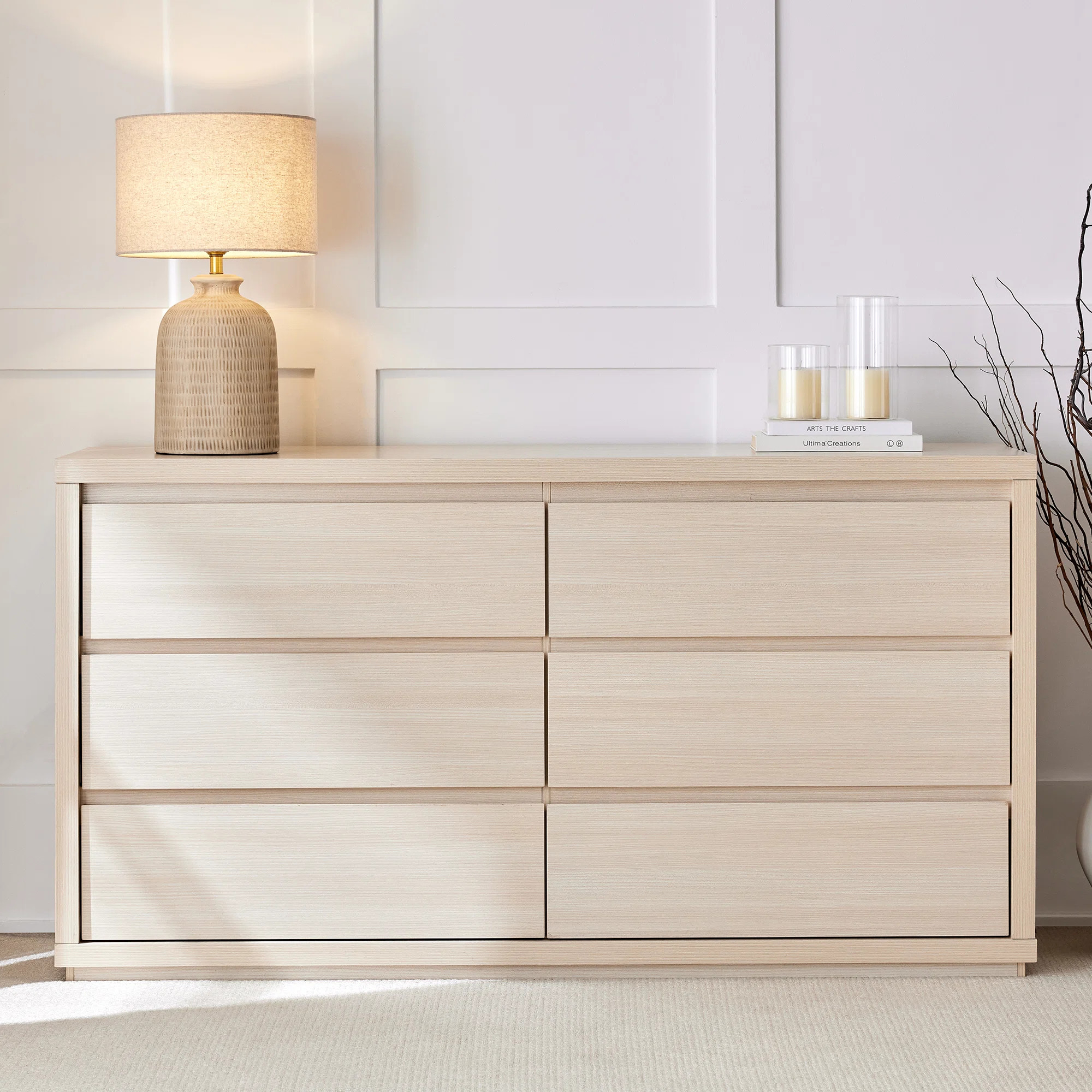 Fere 60" W 6-Drawer Dresser | Wayfair North America