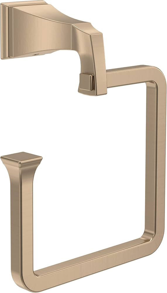 Delta Dryden (1-Pack) Hand Towel Holder Champagne Bronze Towel Racks for Bathroom Wall Square Tow... | Amazon (US)