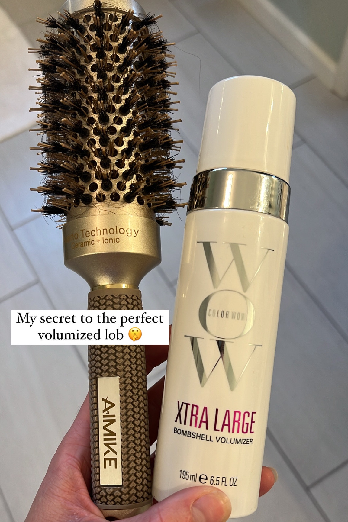 My favorite hairstyling tools. A good big round brush for volume and shine along with this volumizing mousse from WOW  

#LTKstyletip #LTKbeauty #LTKsalealert