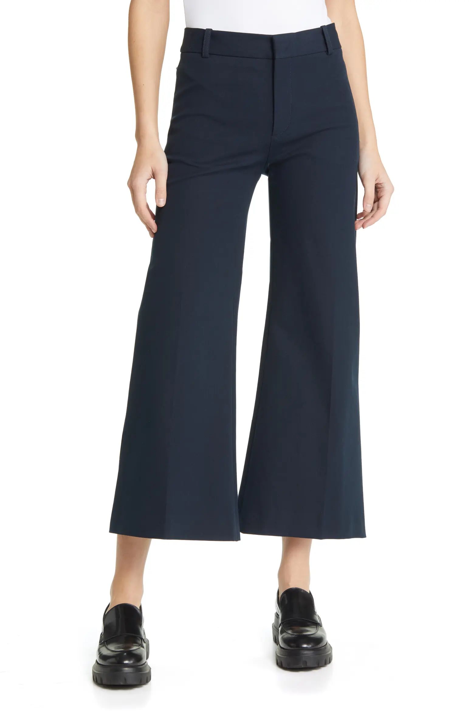 Le Crop Palazzo Wide Leg Trousers | Nordstrom