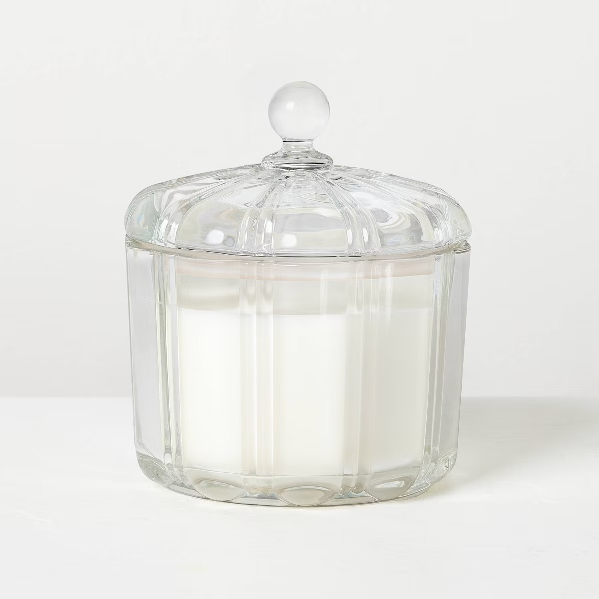 2 Wick Medium Glass with Lid Colored Jar Candle 12oz - Hearth & Hand™ with Magnolia | Target
