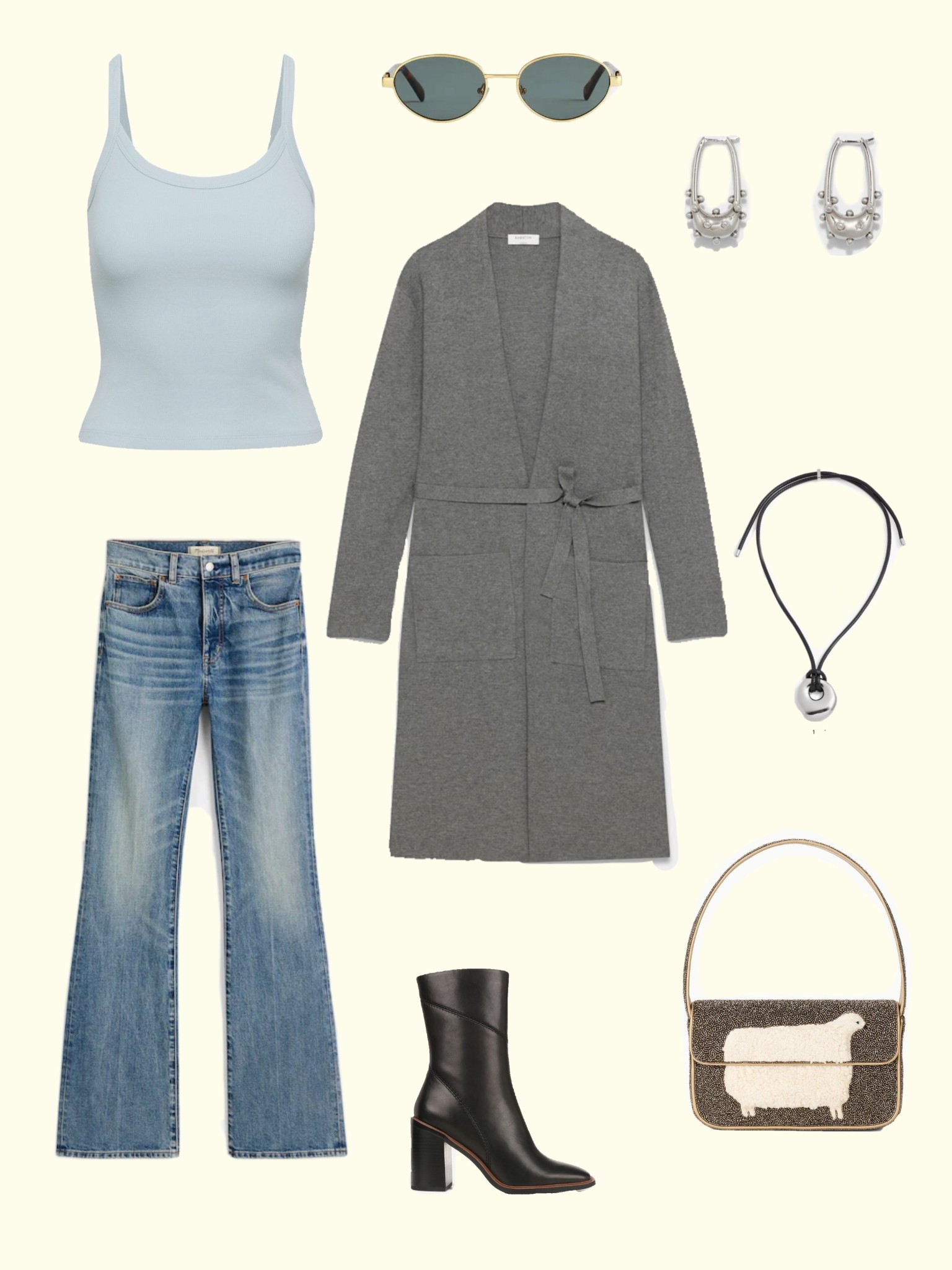 a simple but clean look for fall! (Long cardigan)